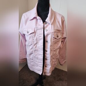 Levi's Soft Pink Denim Jacket | Trucker jacket | Women's Size 1X